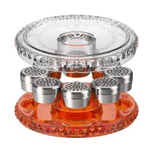 8pcs dosing capsule magazine with filling pads
