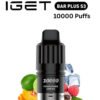 IGET BAR PLUS S3 POD ONLY – PEACH LYCHEE LIME ICE – 10.000 PUFFS import placeholder for 14241