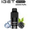 IGET BAR PLUS S3 POD ONLY – BLACKBERRY ICE – 10.000 PUFFS import placeholder for 14236