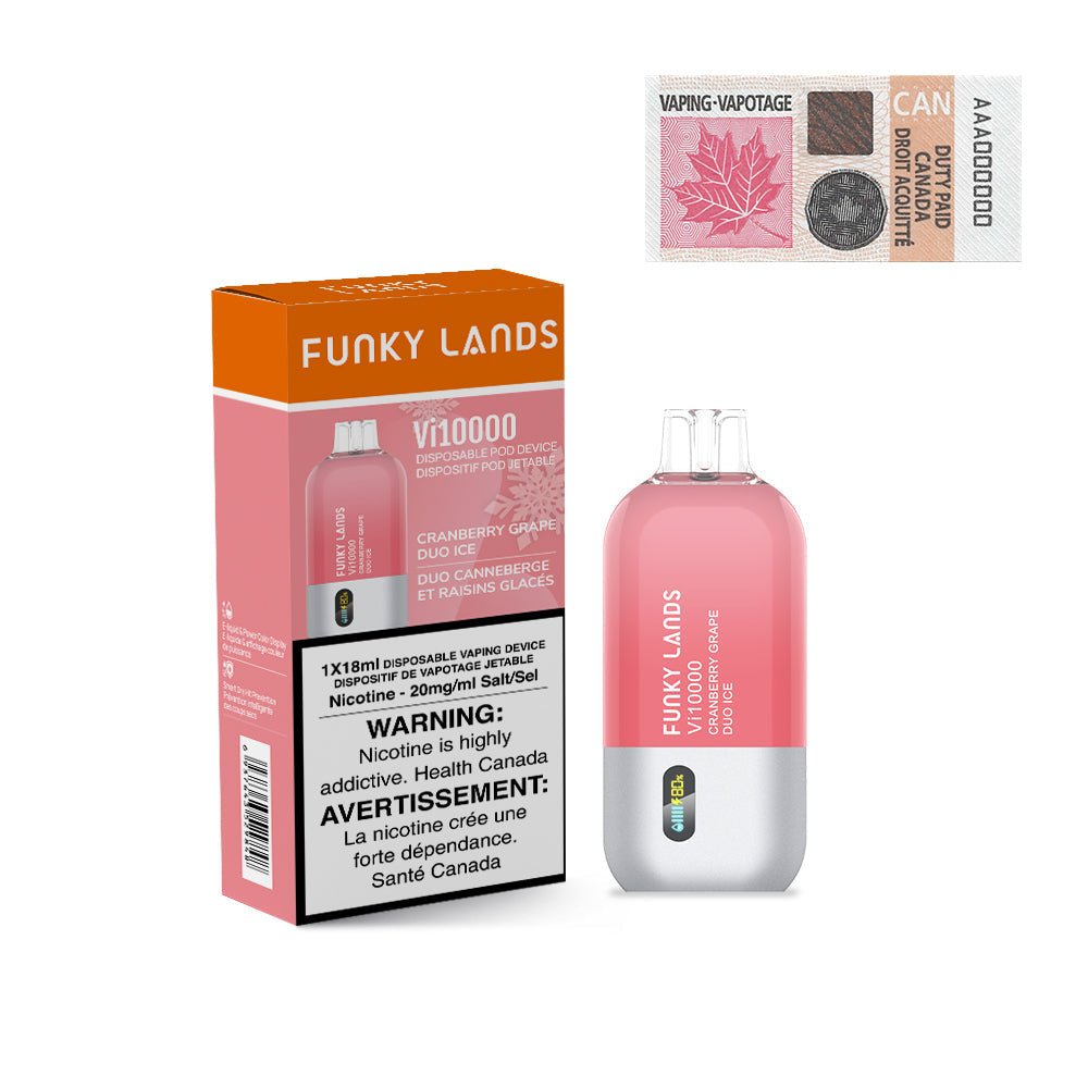 funky lands by elfbar vi10000 rechargeable disposable vape 18ml funky lands by elfbar vi10000 rechargeable disposable vape 18ml