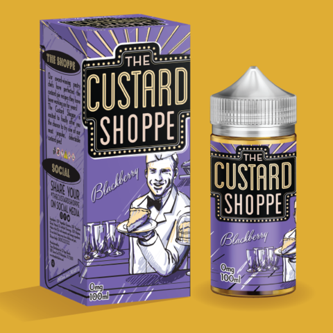 the custard shoppe blackberry 100ml the custard shoppe blackberry 100ml
