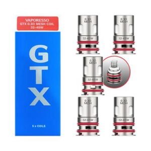 vaporesso gtx coils (5pcs/pack)