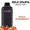 RELX SPARTA – PEACH STRAWBERRY – 18.000 PUFFS import placeholder for 12009