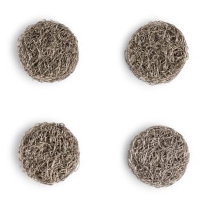 solid concentrate pad set for dosing capsules