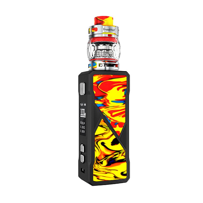 freemax maxus 100w box mod kit with fireluke 3 tank resin edition 5ml freemax maxus 100w box mod kit with fireluke 3 tank resin edition 5ml