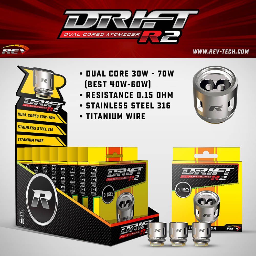 rev drift replacement coils (3pcs/pack) rev drift replacement coils (3pcs/pack)