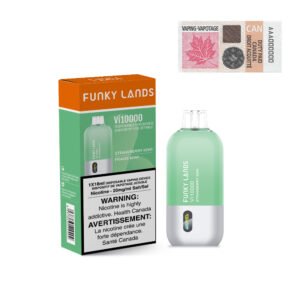 funky lands by elfbar vi10000 rechargeable disposable vape 18ml