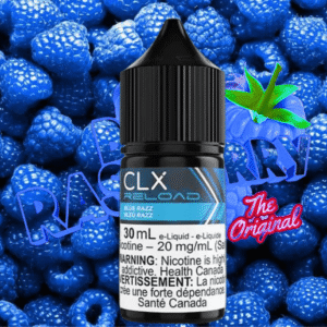blue razz salt by clx reload e liquid