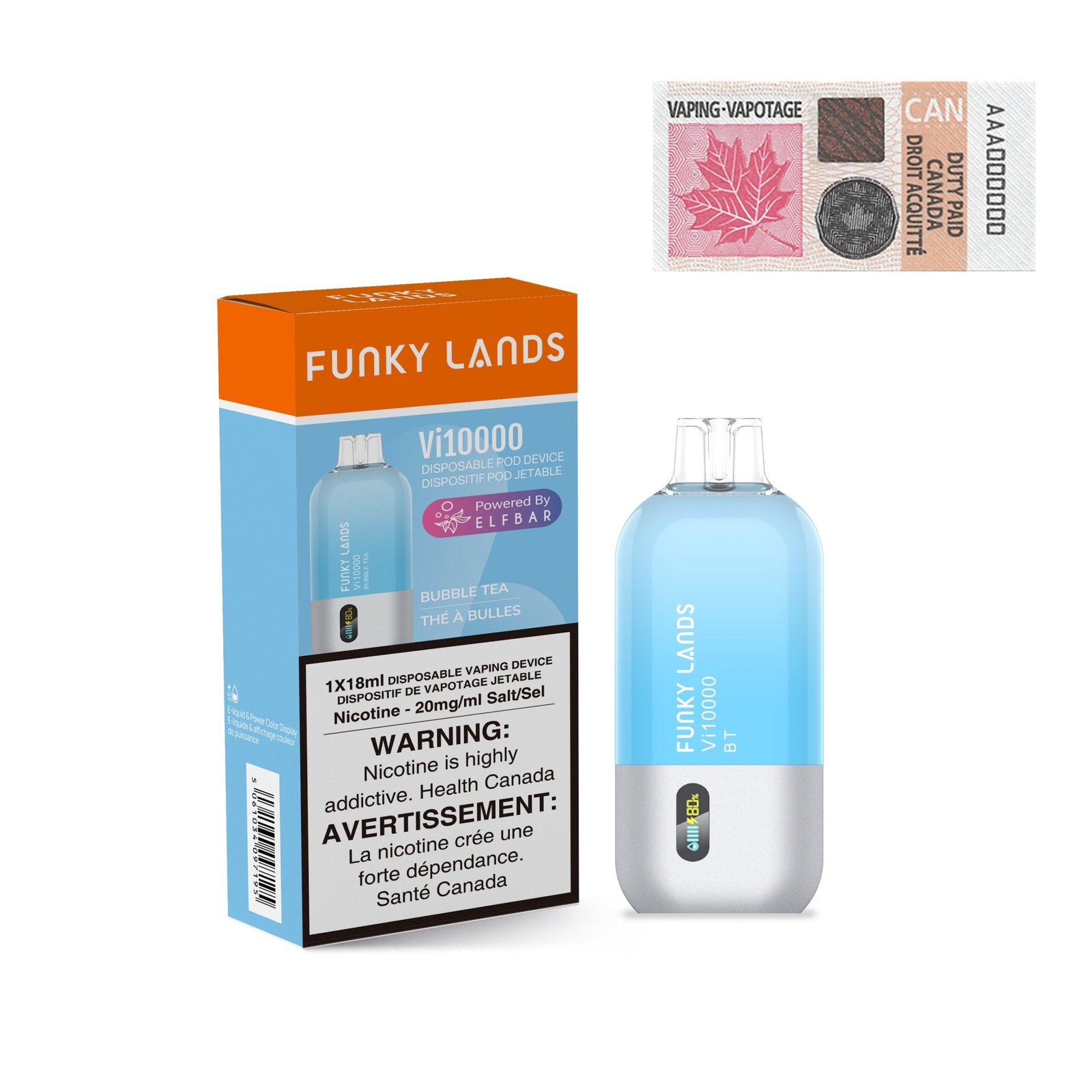 funky lands by elfbar vi10000 rechargeable disposable vape 18ml funky lands by elfbar vi10000 rechargeable disposable vape 18ml