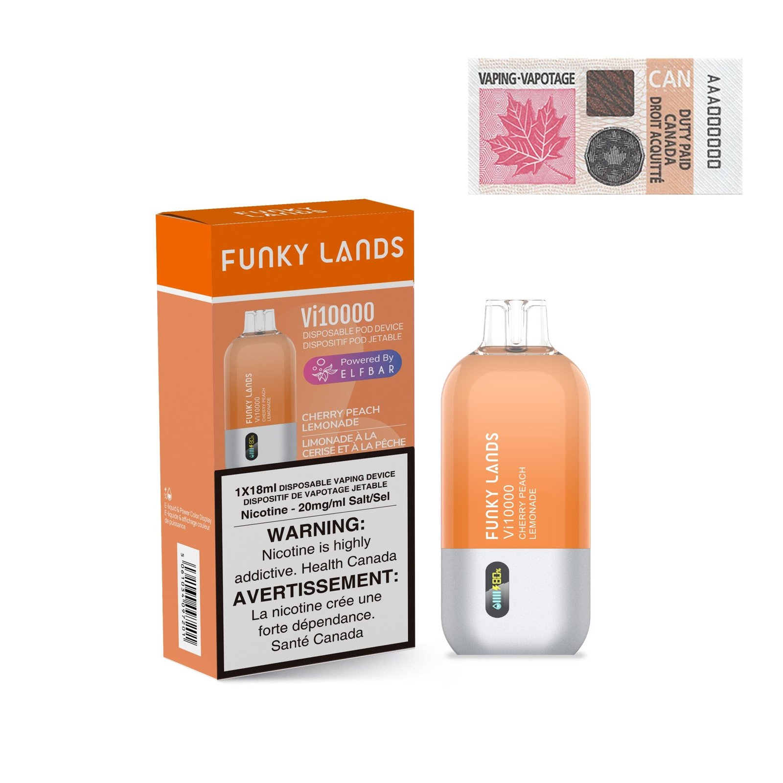 funky lands by elfbar vi10000 rechargeable disposable vape 18ml funky lands by elfbar vi10000 rechargeable disposable vape 18ml