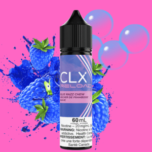 clx reload 60ml salt blue razz chew