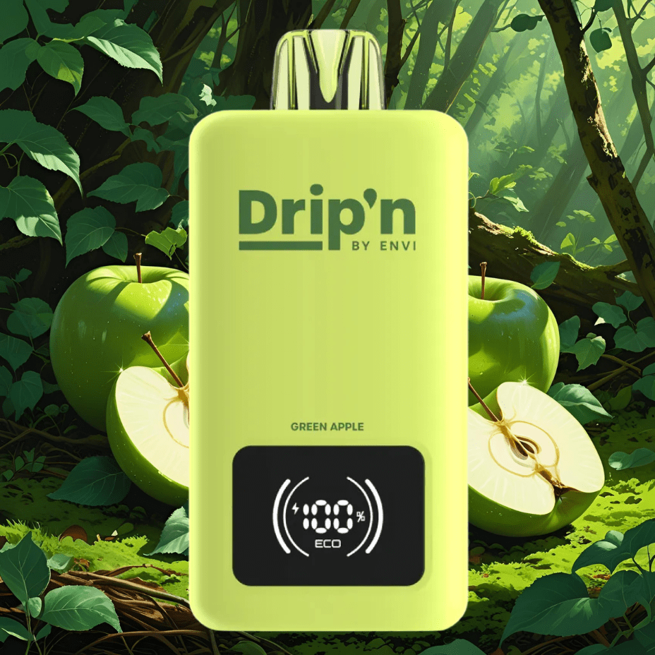 drip'n by envi 70k disposable vape green apple drip'n by envi 70k disposable vape green apple