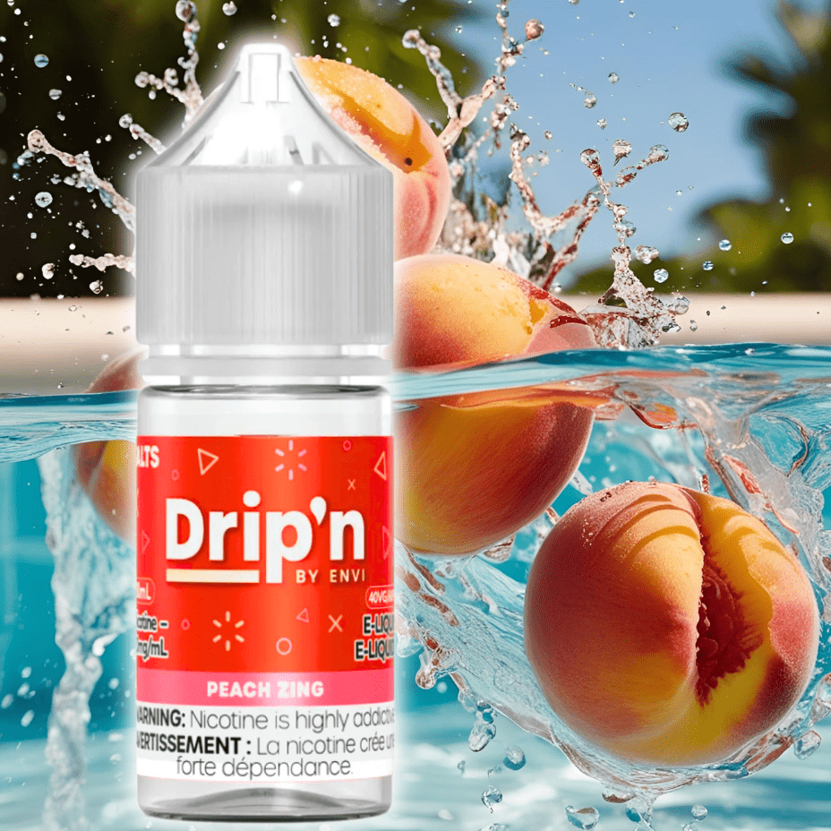 drip'n by envi classics salt peach zing drip'n by envi classics salt peach zing