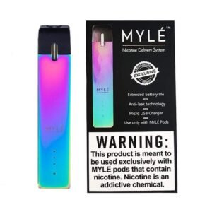 myle all in one pod starter kit 240mah + bonus 4 pack empty refillable cartdridges