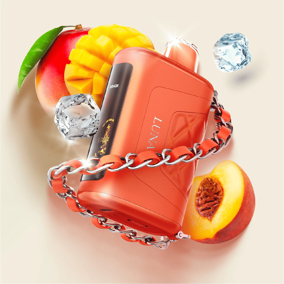 kraze luna 42k disposable vape amber peach mango ice kraze luna 42k disposable vape amber peach mango ice