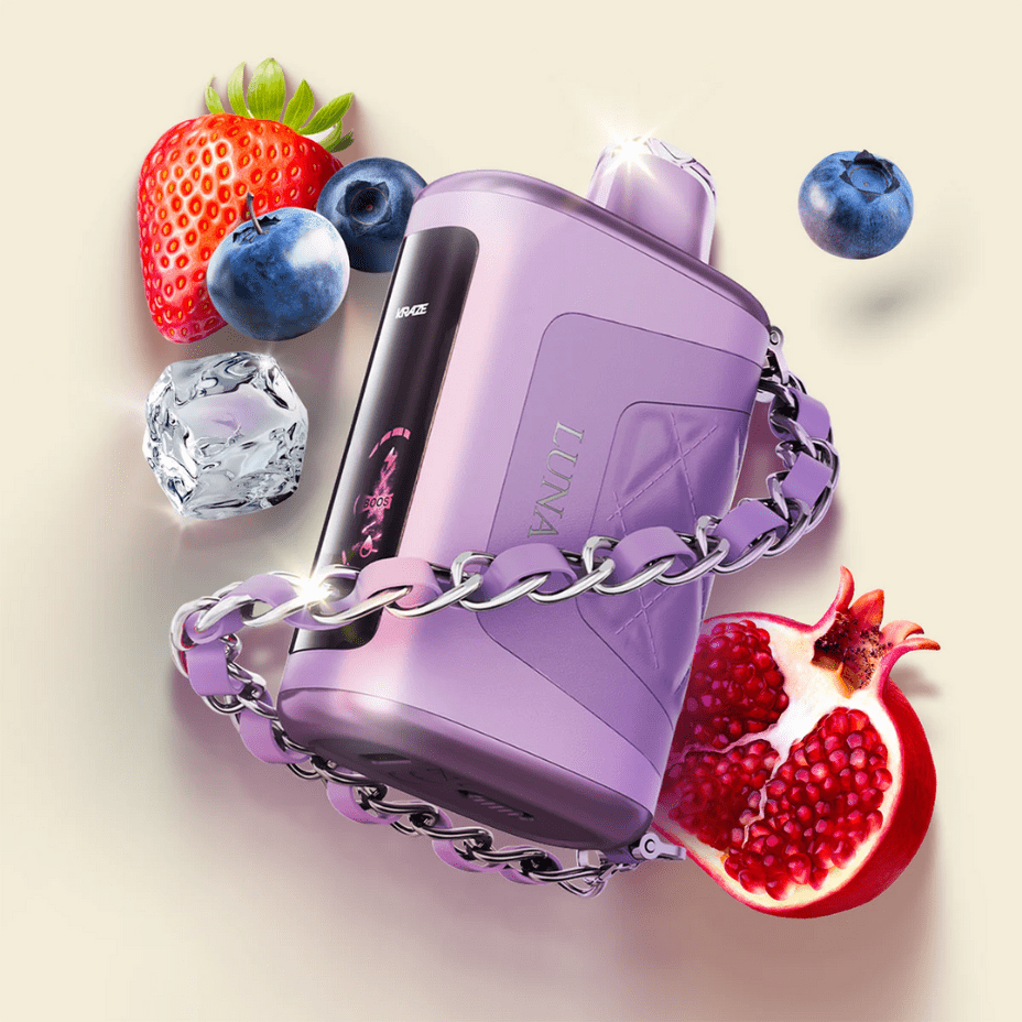 kraze luna 42k disposable vape blueberry strawberry pomegranate ice kraze luna 42k disposable vape blueberry strawberry pomegranate ice