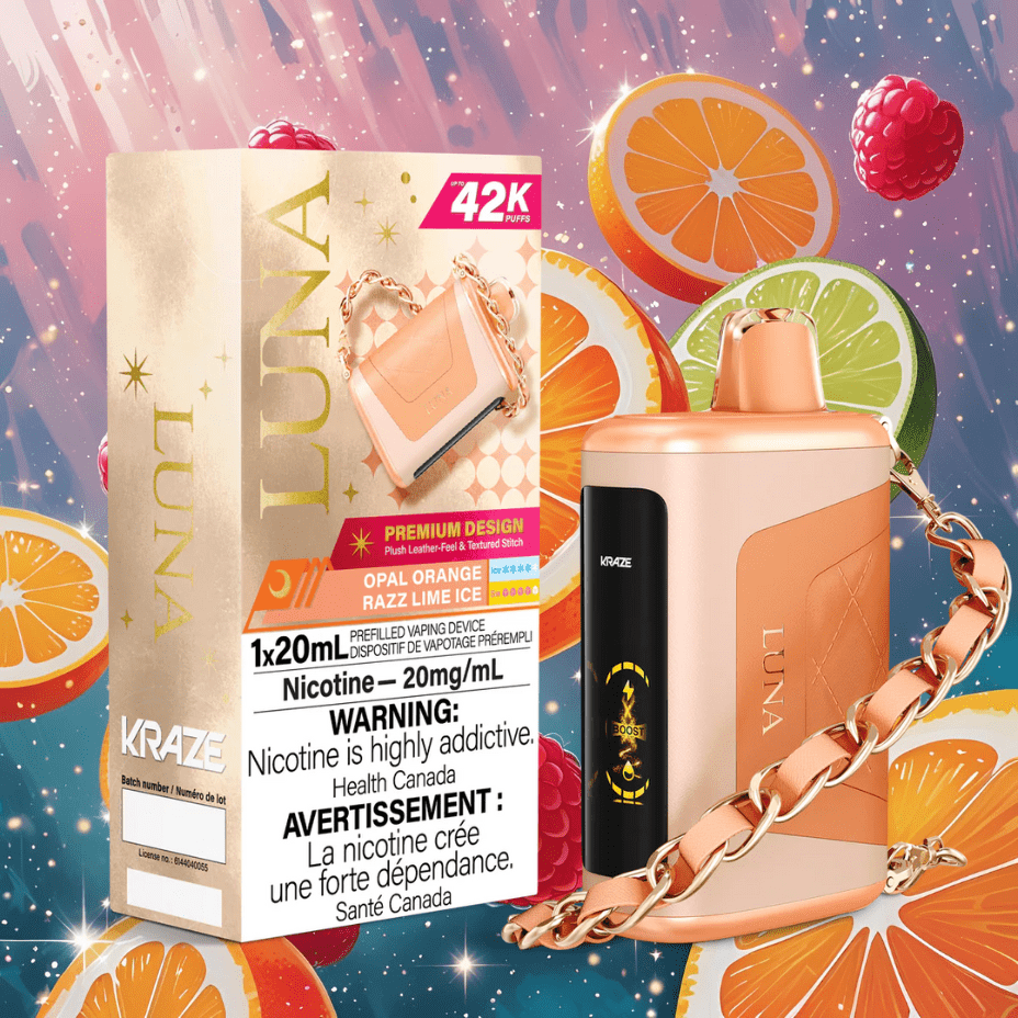 kraze luna 42k disposable vape opal orange razz lime ice kraze luna 42k disposable vape opal orange razz lime ice