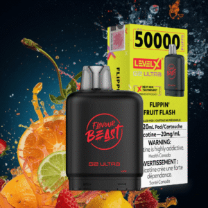 level x g2 ultra flavour beast pod 50k flippin' fruit flash