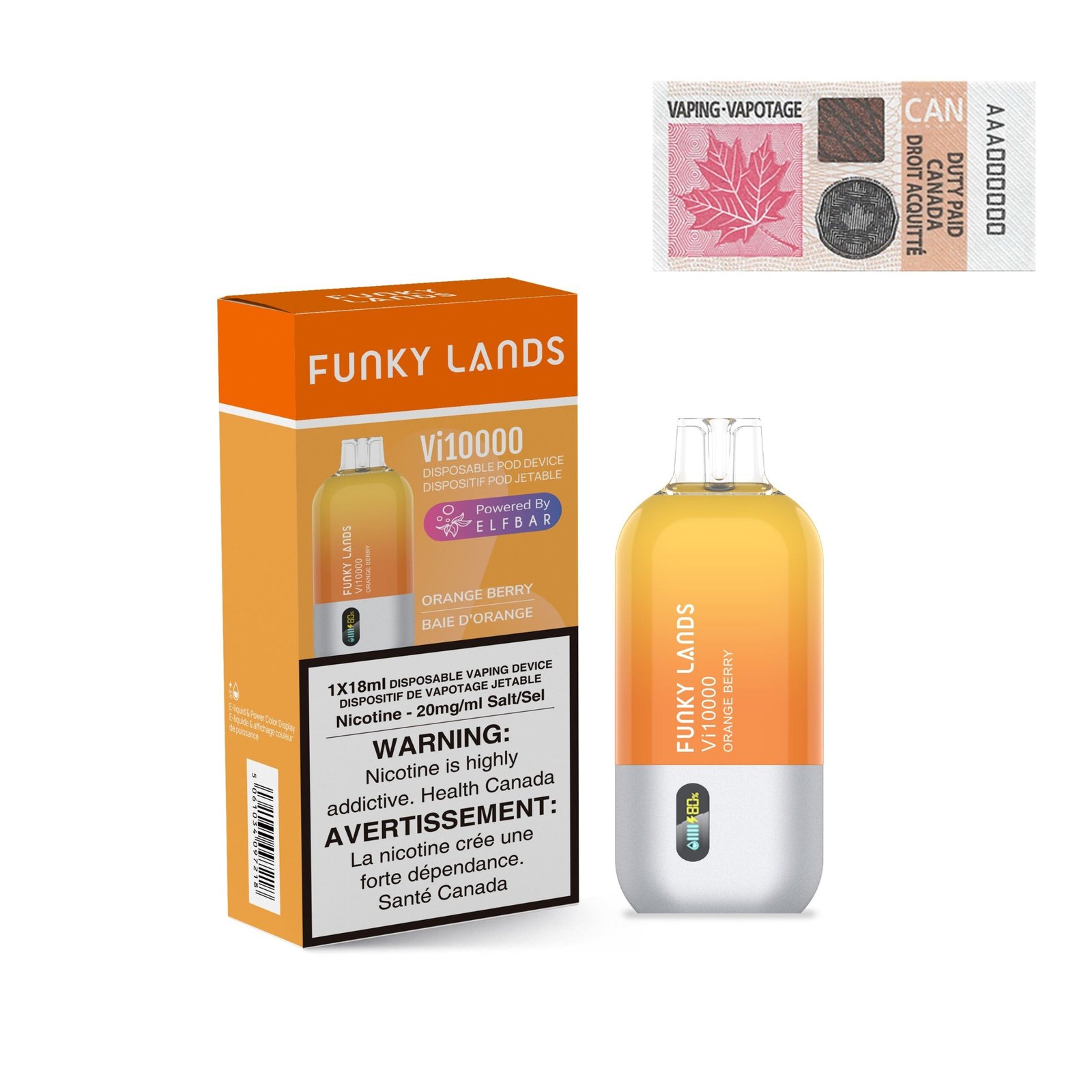 funky lands by elfbar vi10000 rechargeable disposable vape 18ml funky lands by elfbar vi10000 rechargeable disposable vape 18ml