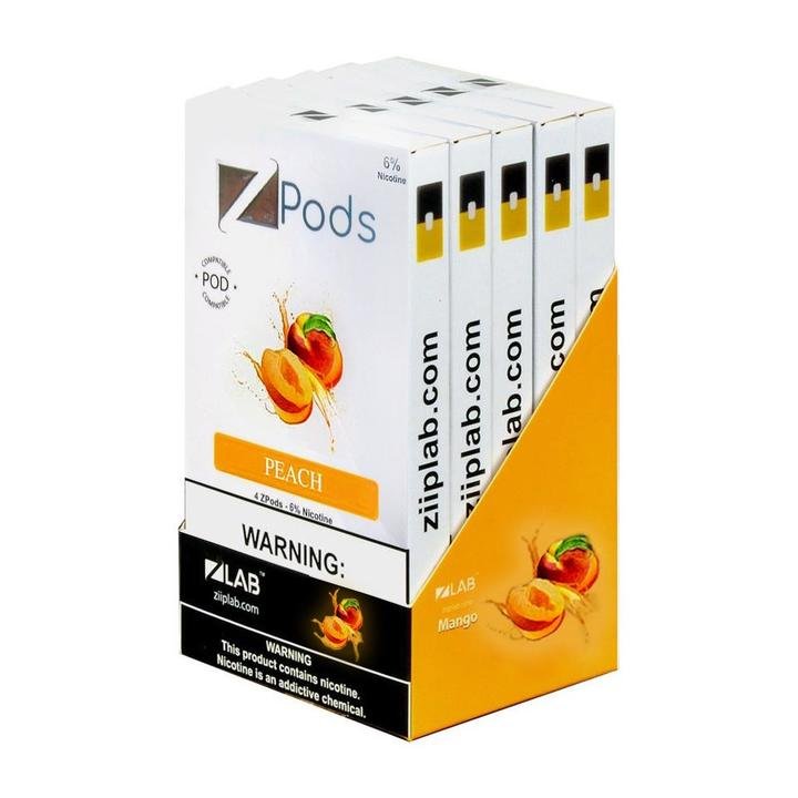 ziip peach 4 pods ziip peach 4 pods