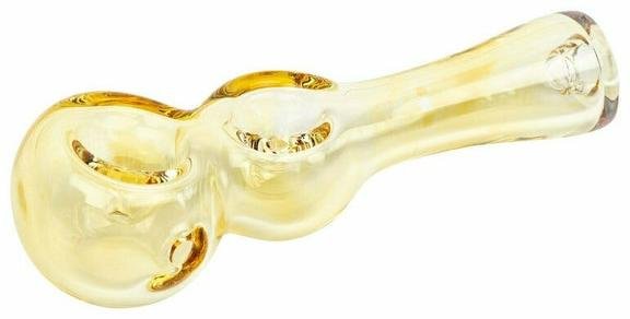 red eye glass twice baked 4.5" hand pipe red eye glass twice baked 4.5" hand pipe