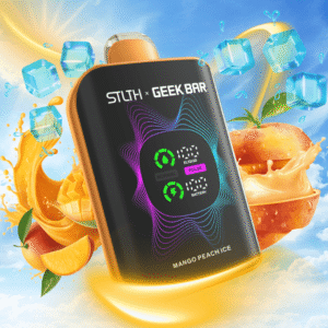 stlth x geek bar 80k disposable vape mango peach ice