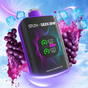 stlth x geek bar 80k disposable vape purple grape ice