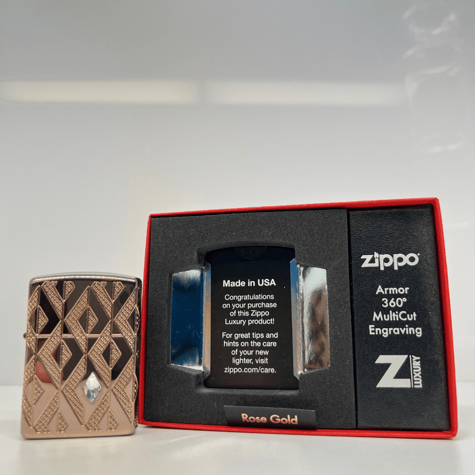 zippo luxury lighter rose gold diamond pattern case zippo luxury lighter rose gold diamond pattern case